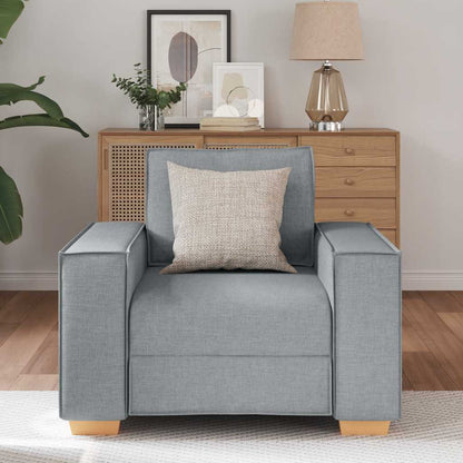 Sofa Stoel Lichtgrijs 60 cm Stof