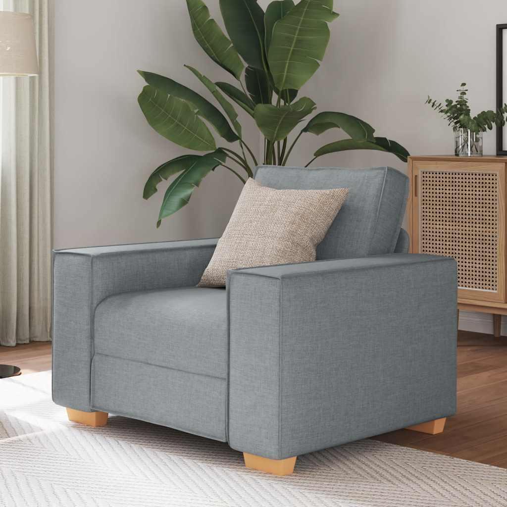 Sofa Stoel Lichtgrijs 60 cm Stof