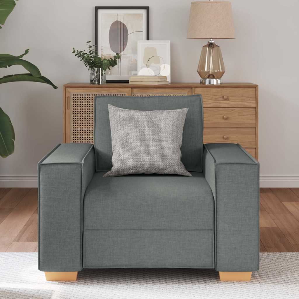 Sofa Stoel Donkergrijs 60 cm Stof