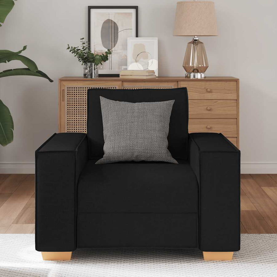 Sofa Stoel Zwart 60 cm Stof