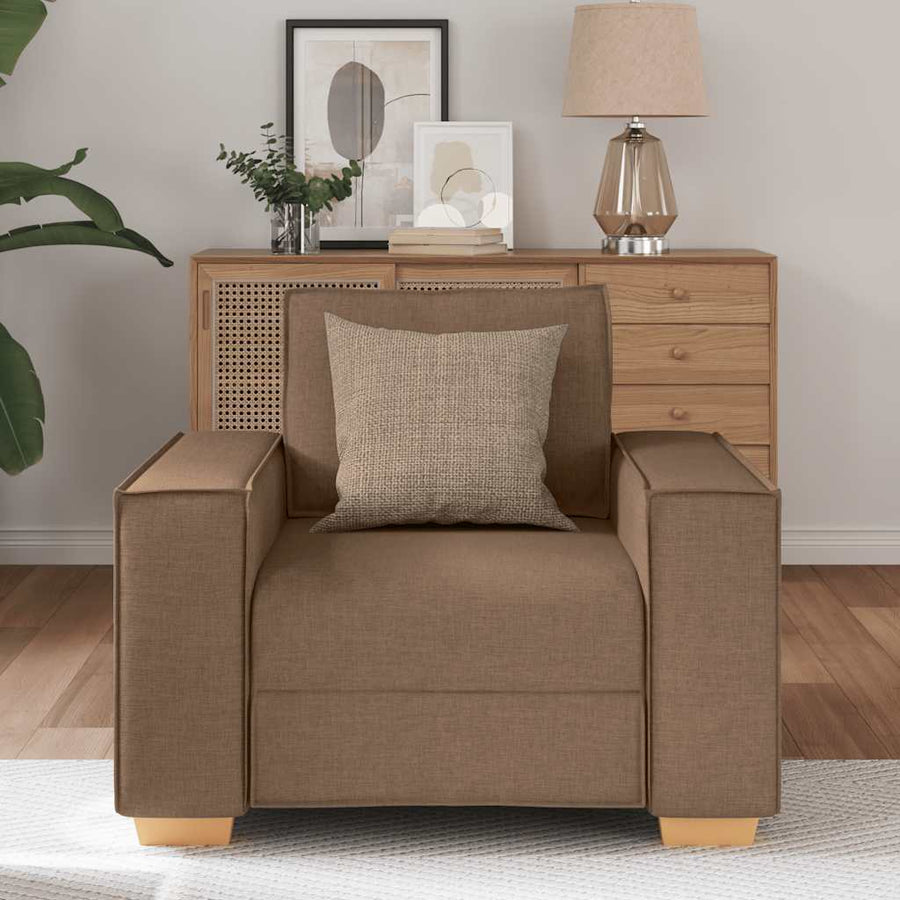 Sofa Stoel Bruin 60 cm Stof