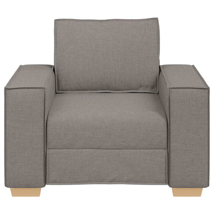 Sofa Stoel Taupe 60 cm Stof