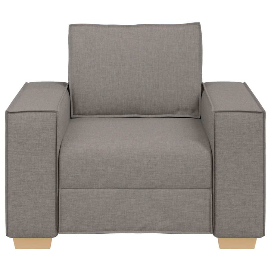 Sofa Stoel Taupe 60 cm Stof