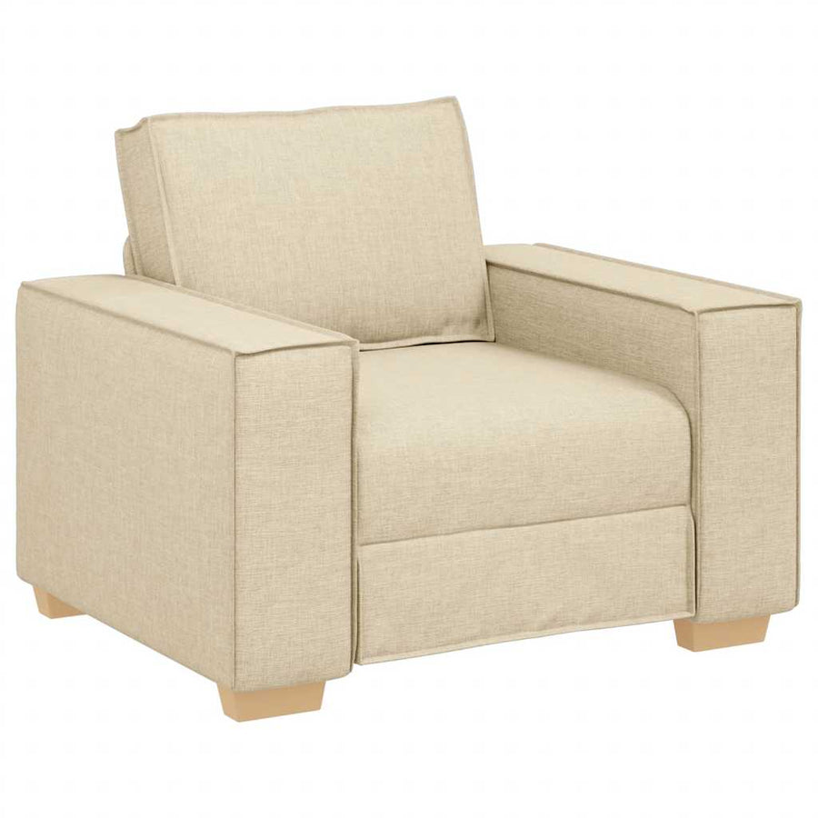 Sofa Stoel Crème 60 cm Stof