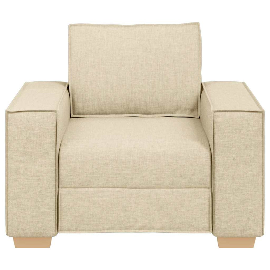 Sofa Stoel Crème 60 cm Stof