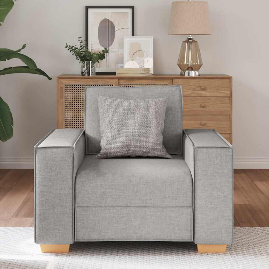 Sofa Stoel Wolk Grijs 60 cm Stof
