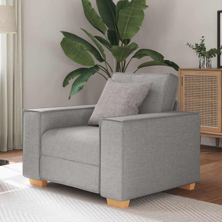 Sofa Stoel Wolk Grijs 60 cm Stof