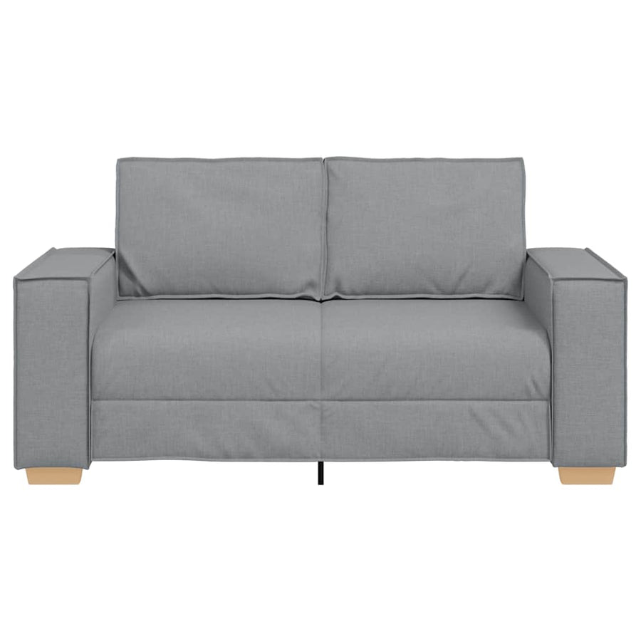 2-zitsbank Lichtgrijs 120 cm Stof