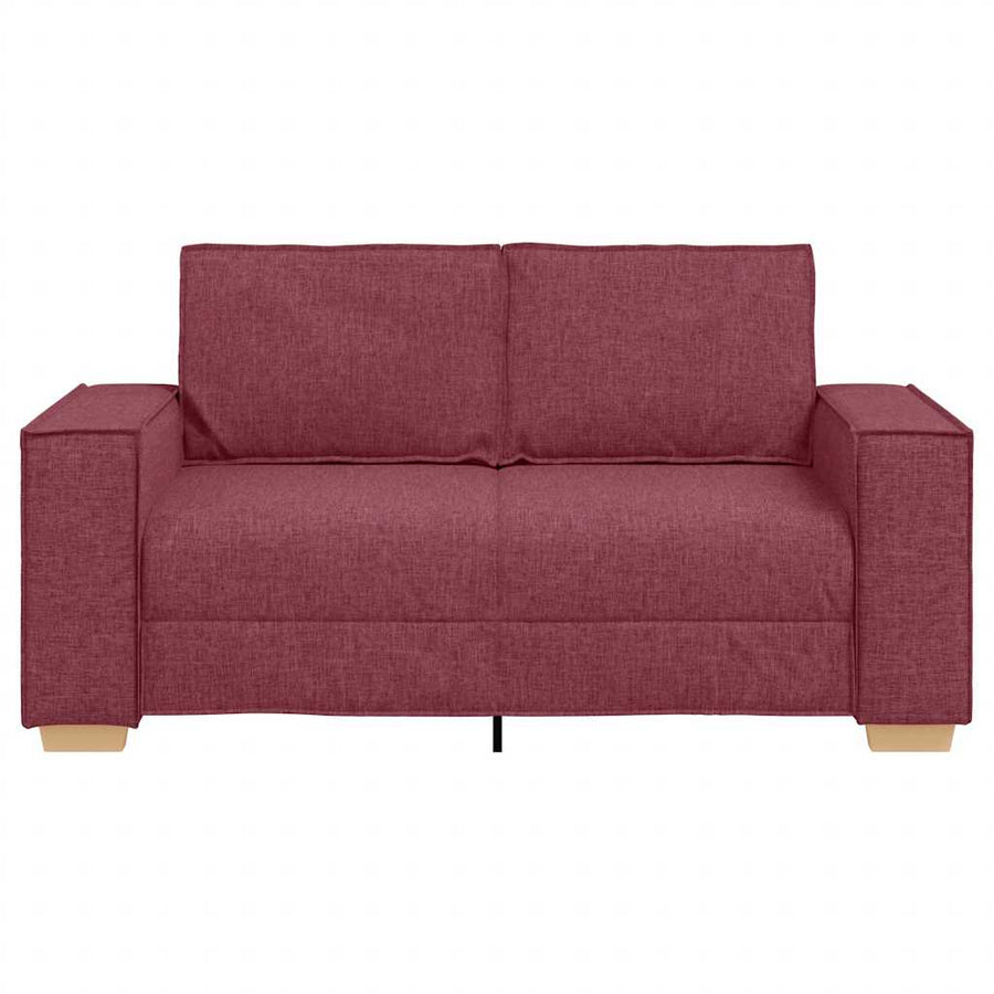 2-zitsbank Wijnrood 120 cm Stof