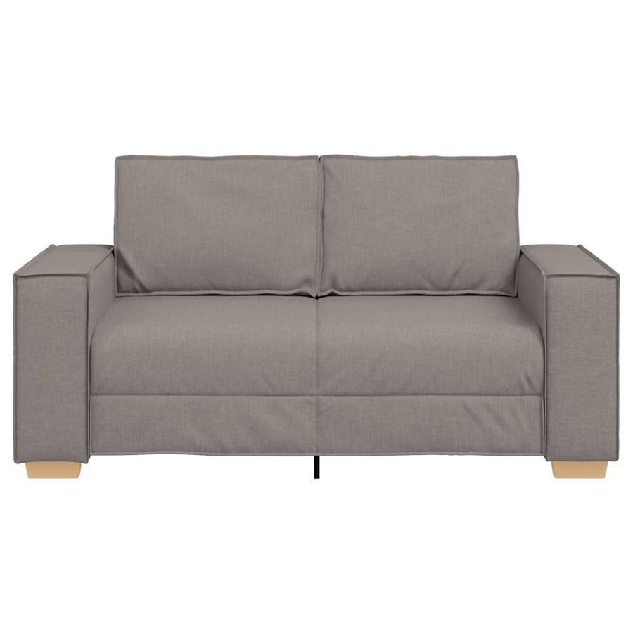 2-zitsbank Taupe 120 cm Stof