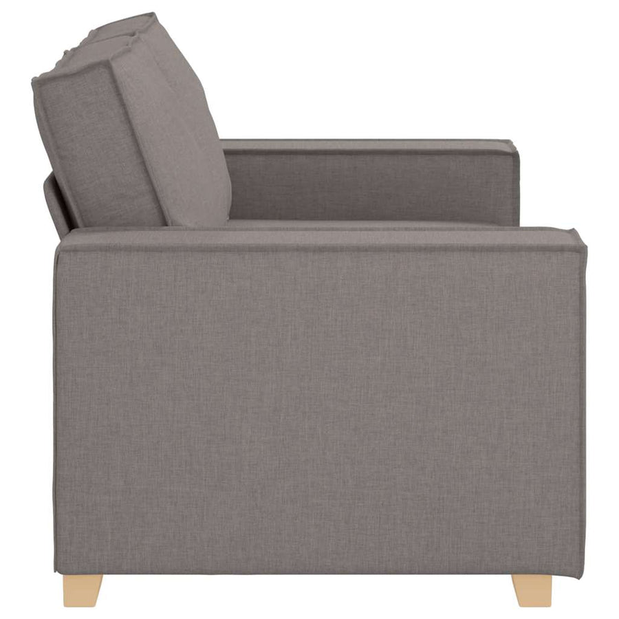 2-zitsbank Taupe 120 cm Stof