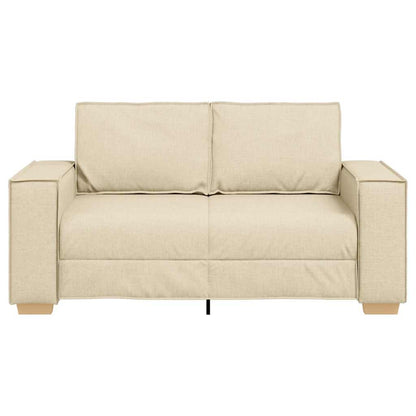 2-zitsbank Crème 120 cm Stof