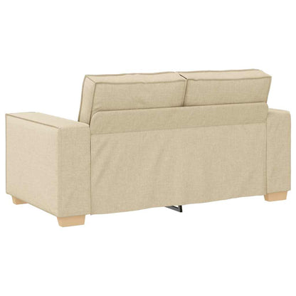 2-zitsbank Crème 120 cm Stof