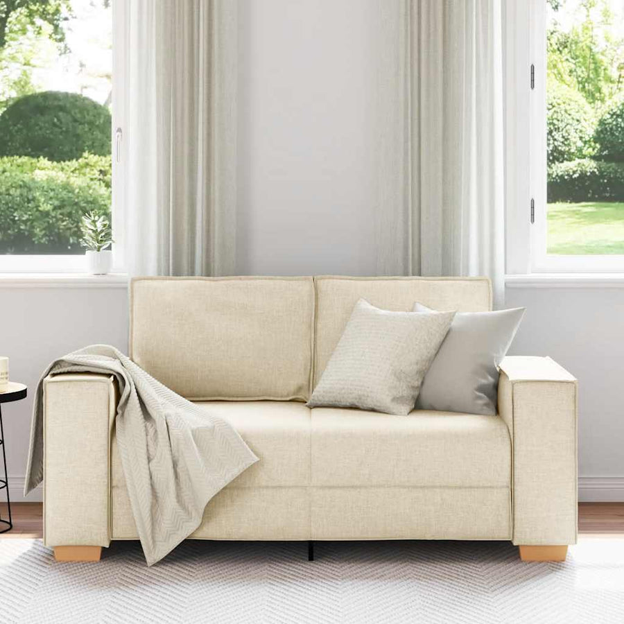 2-zitsbank Linnen 120 cm