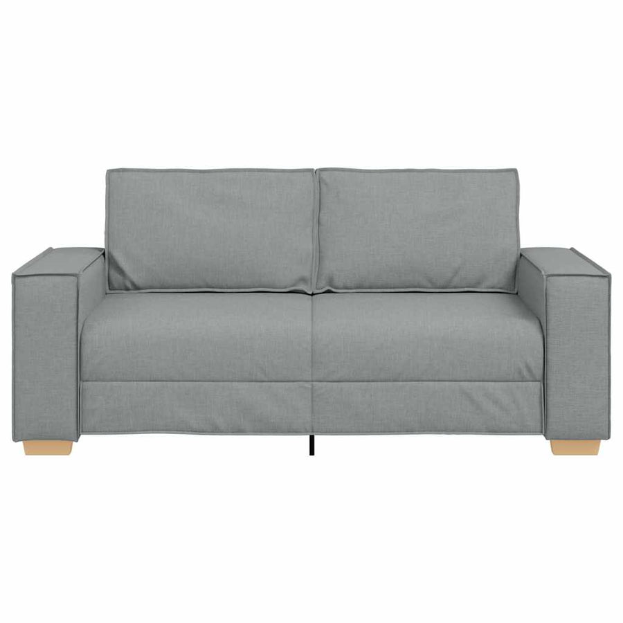 2-zitsbank Lichtgrijs 140 cm Stof