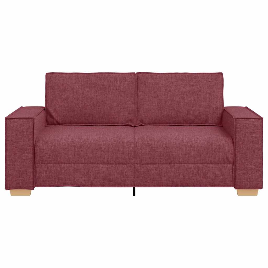 2-zitsbank Wijnrood 140 cm Stof