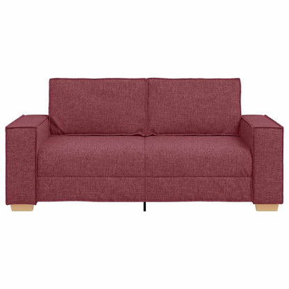 2-zitsbank Wijnrood 140 cm Stof