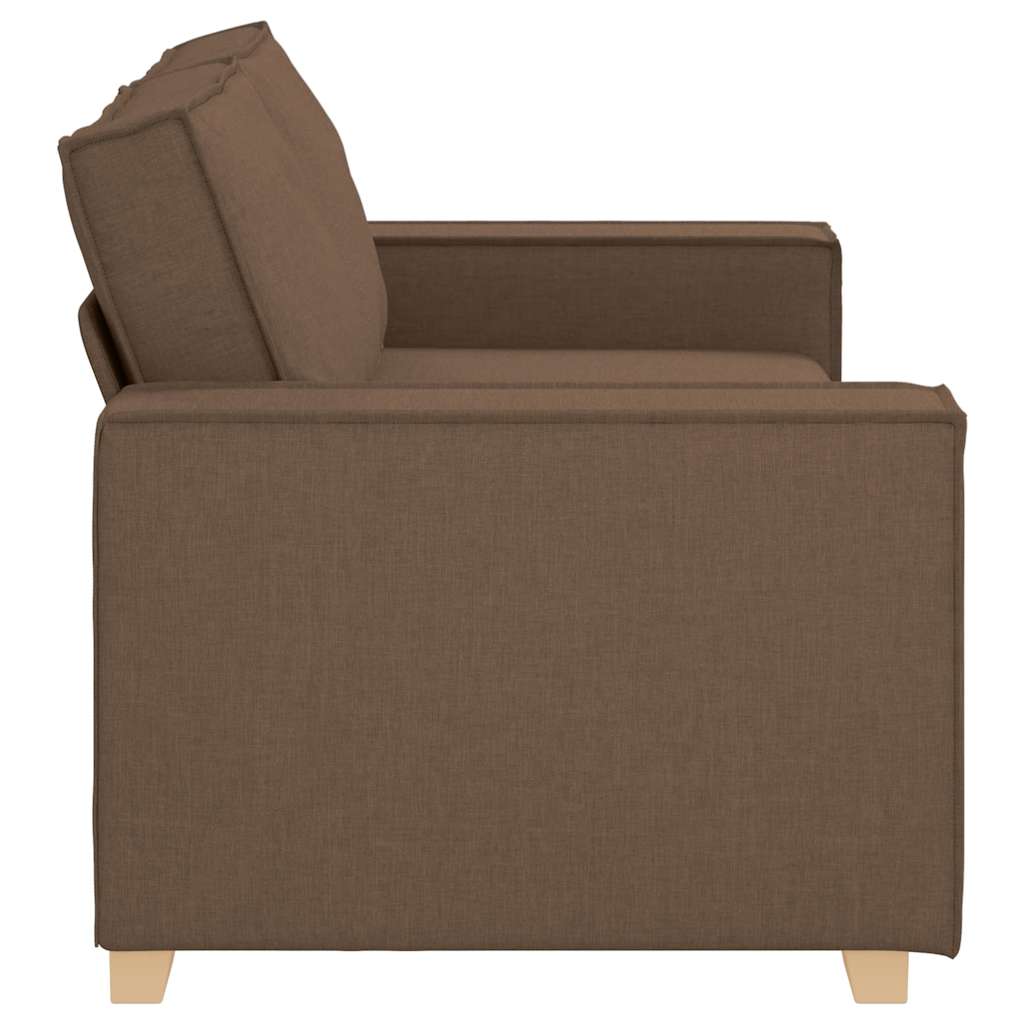 2-zitsbank Bruin 140 cm Stof