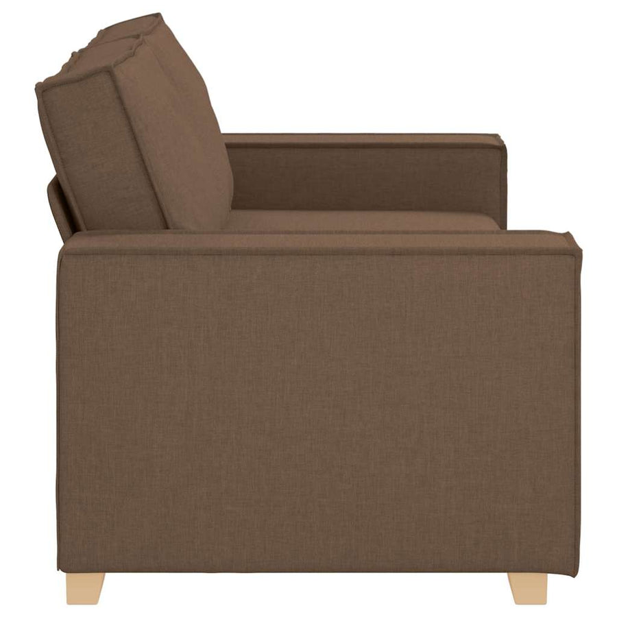 2-zitsbank Bruin 140 cm Stof