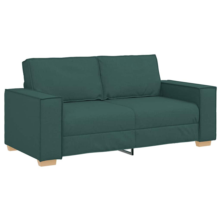 2-zitsbank Donkergroen 140 cm Stof
