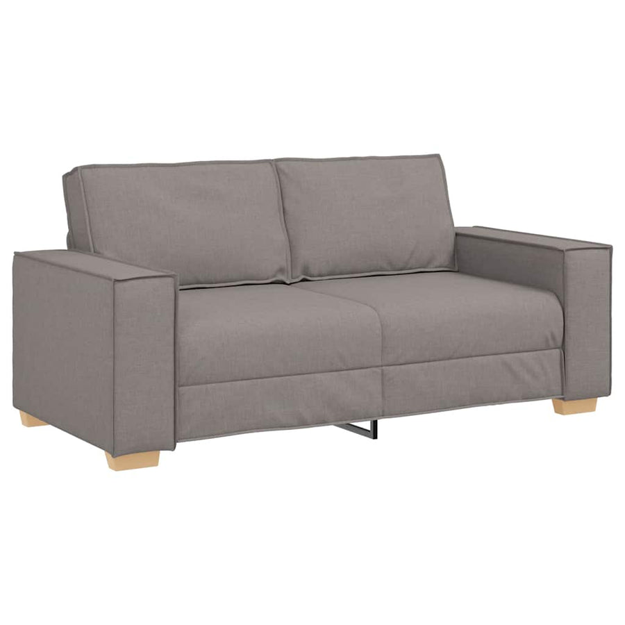 2-zitsbank Taupe 140 cm Stof