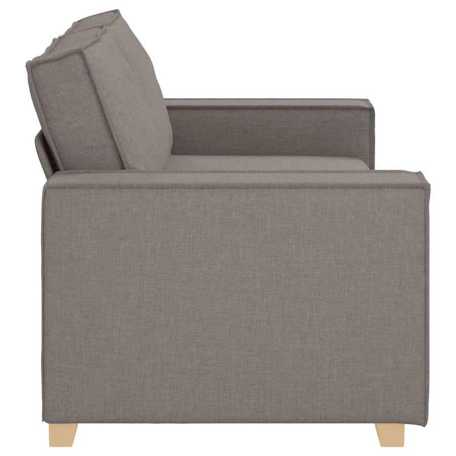 2-zitsbank Taupe 140 cm Stof
