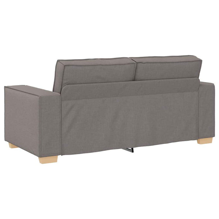 2-zitsbank Taupe 140 cm Stof