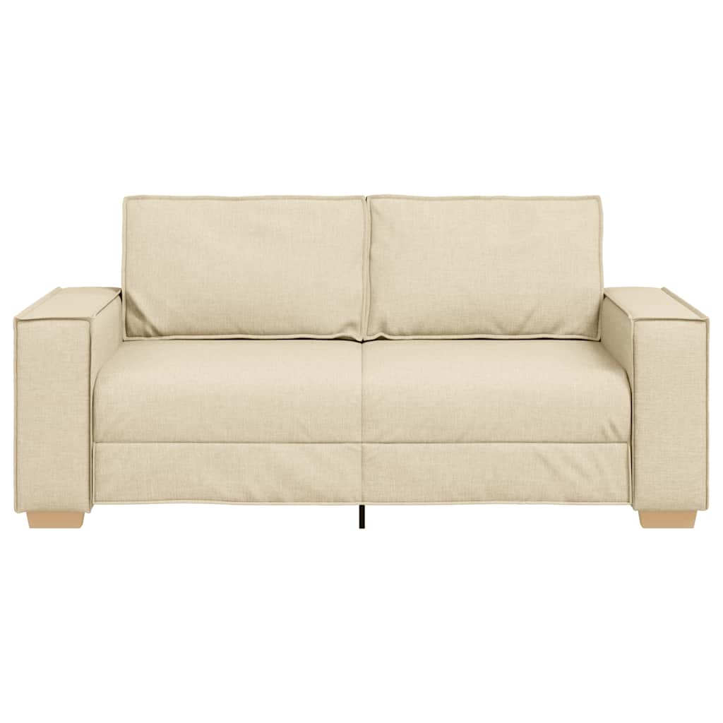 2-zitsbank Crème 140 cm Stof