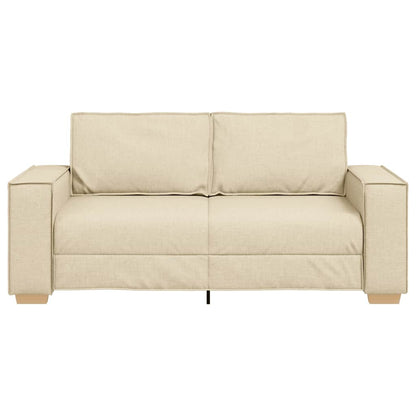 2-zitsbank Crème 140 cm Stof