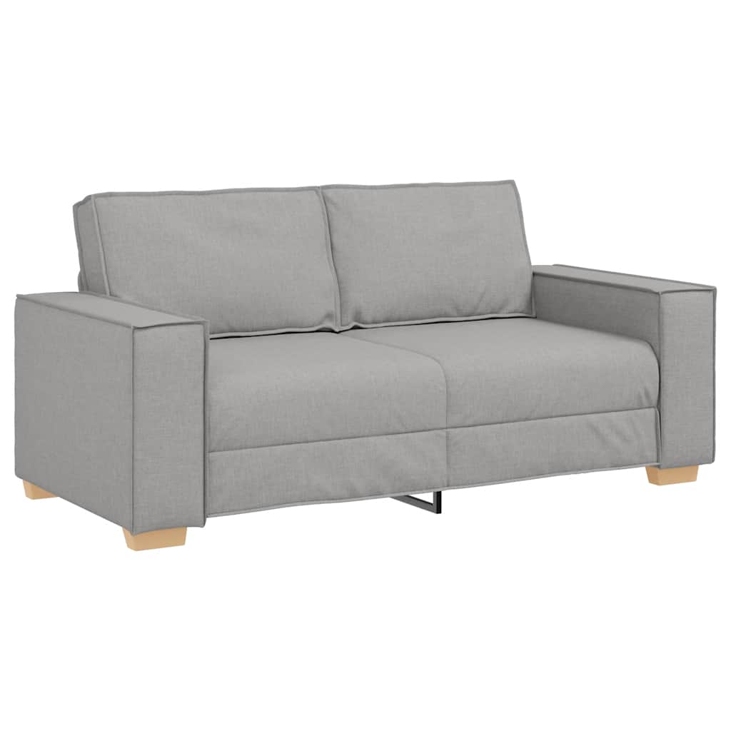 2-zitsbank Wolk Grijs 140 cm Stof