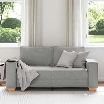2-zitsbank Wolk Grijs 140 cm Stof