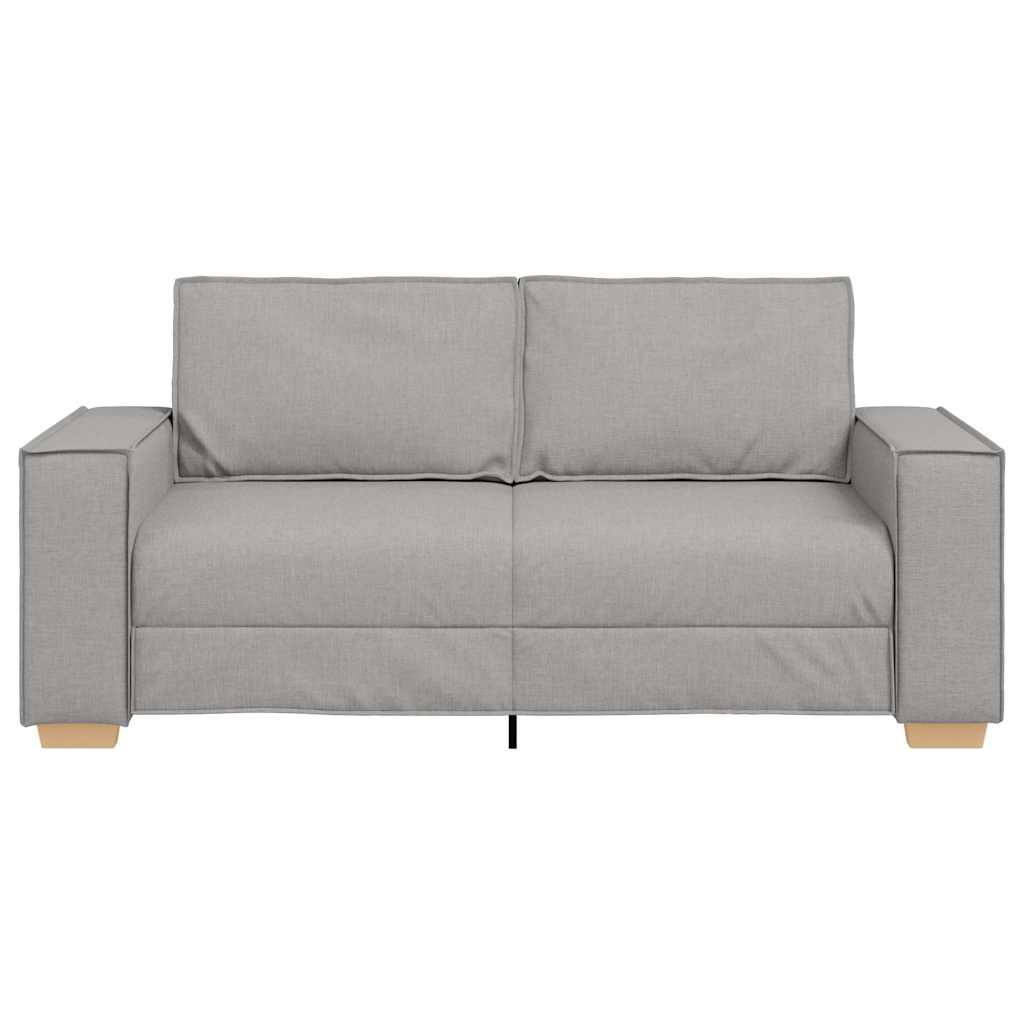 2-zitsbank Wolk Grijs 140 cm Stof