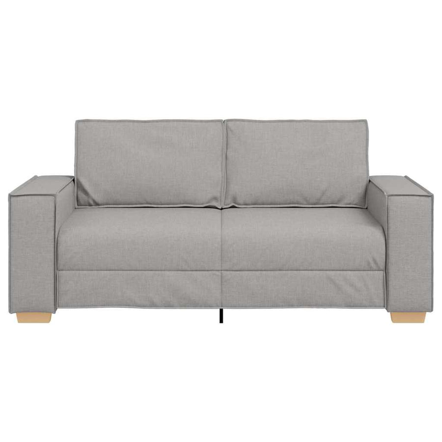 2-zitsbank Wolk Grijs 140 cm Stof