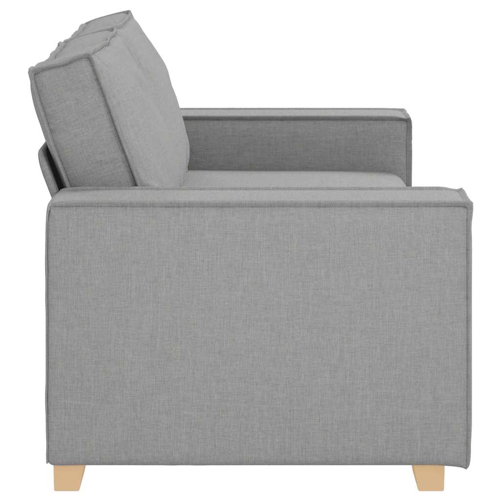 2-zitsbank Wolk Grijs 140 cm Stof