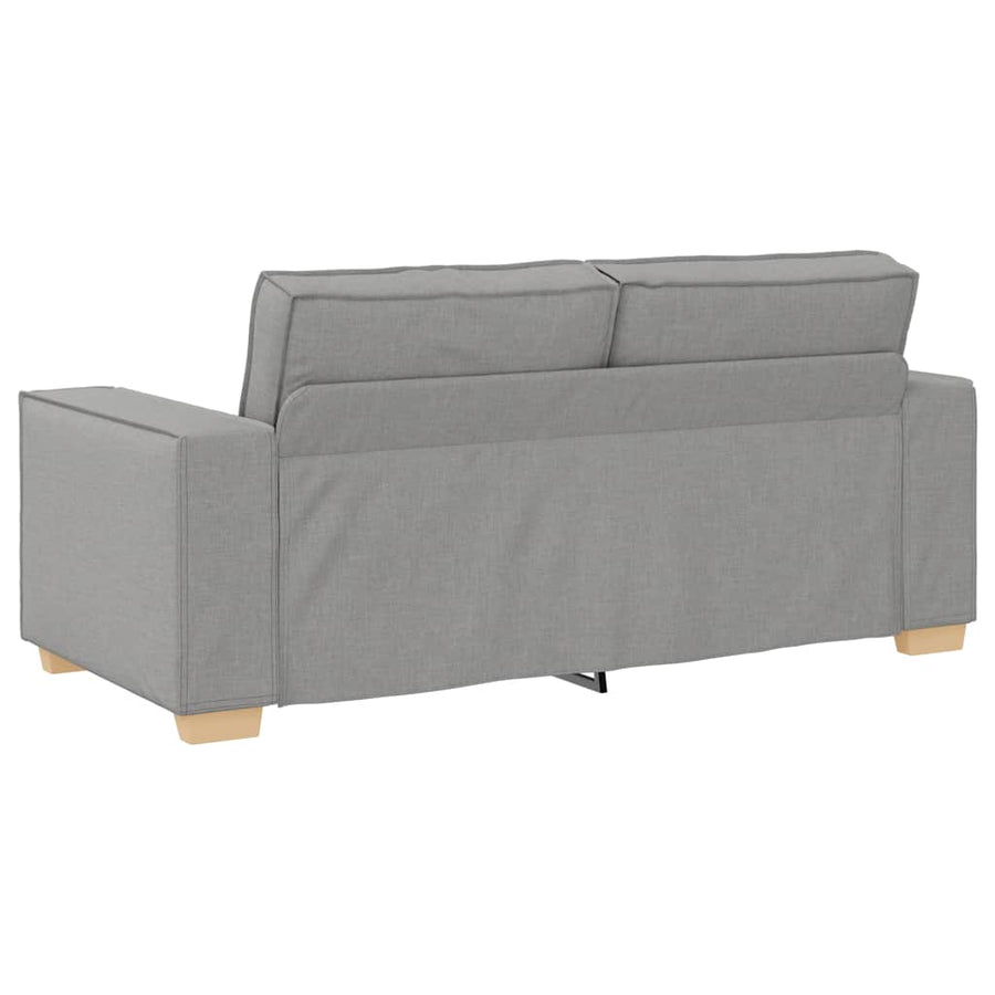 2-zitsbank Wolk Grijs 140 cm Stof