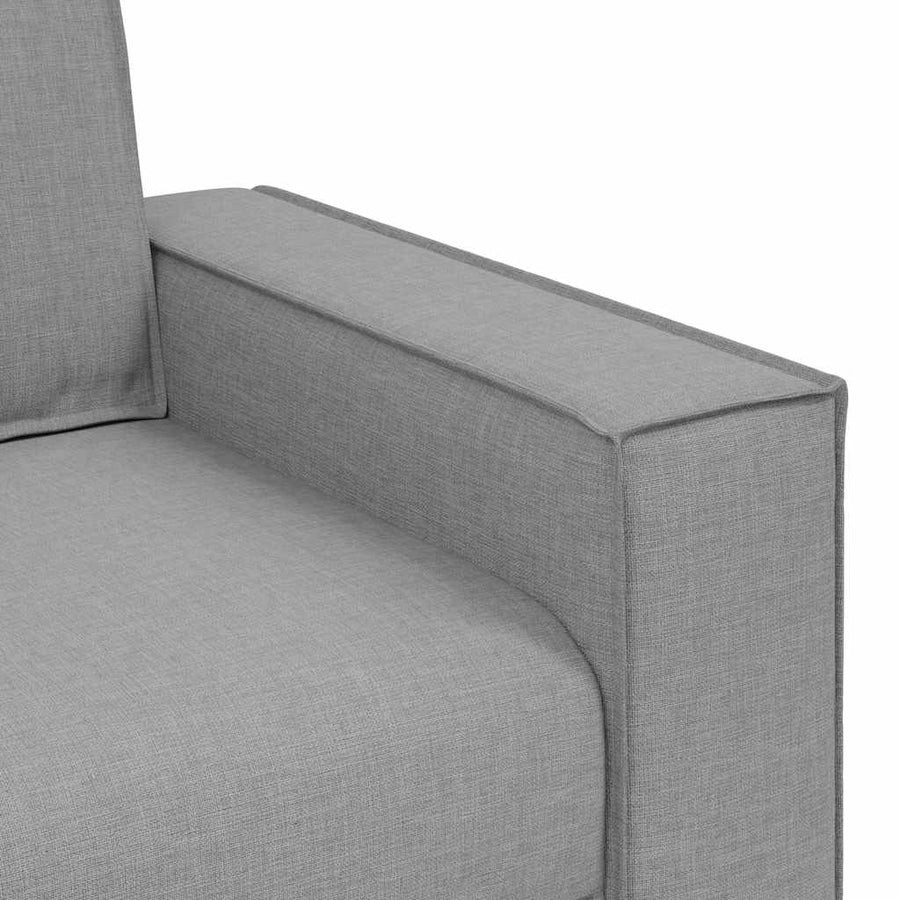 2-zitsbank Wolk Grijs 140 cm Stof