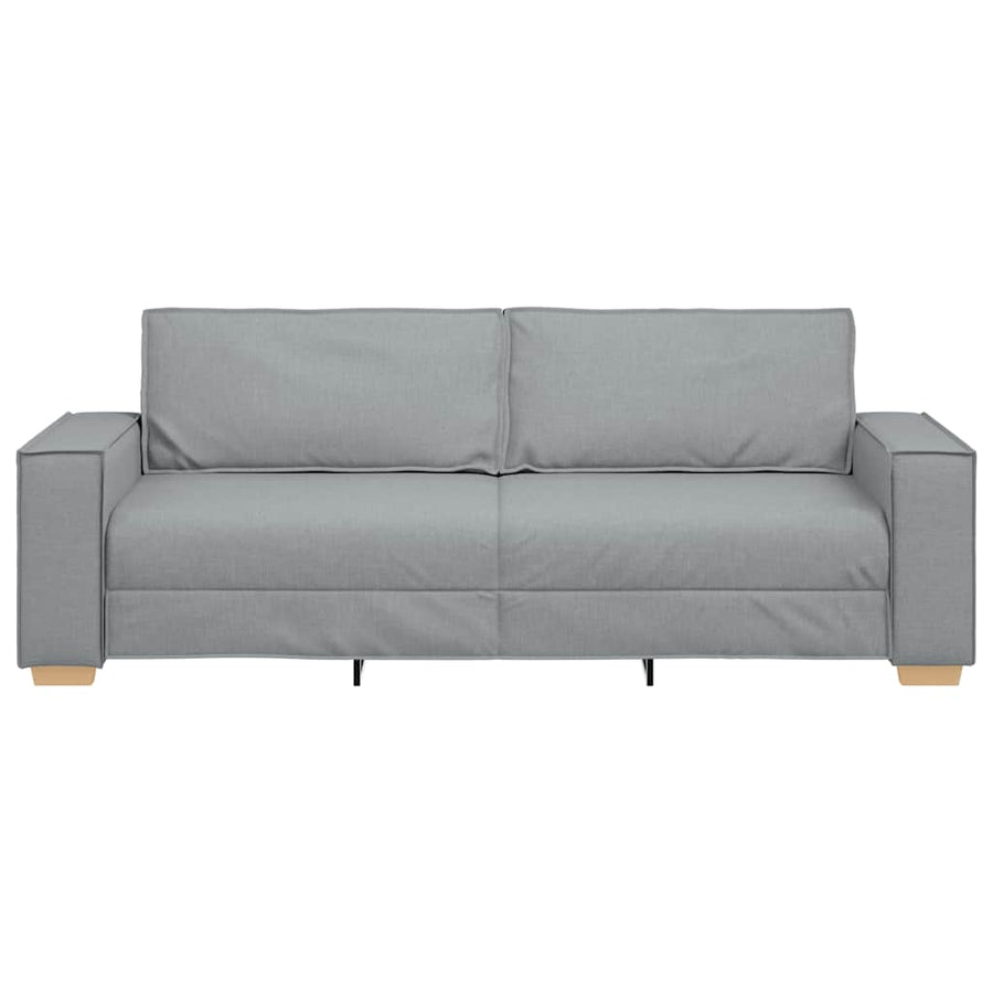 3-zitsbank Lichtgrijs 180 cm Stof