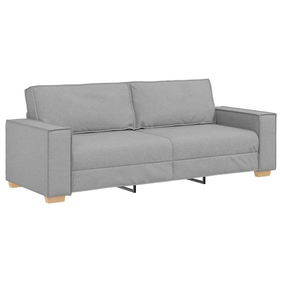 3-zitsbank Wolk Grijs 180 cm Stof