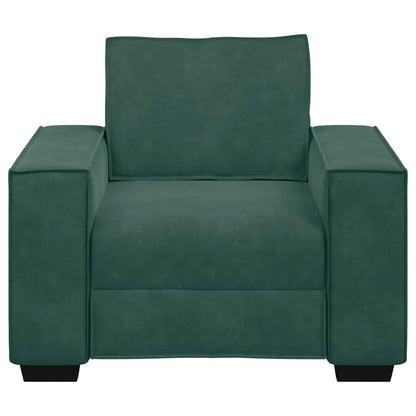 Sofastoel Donkergroen 100x78x84 cm Fluweel