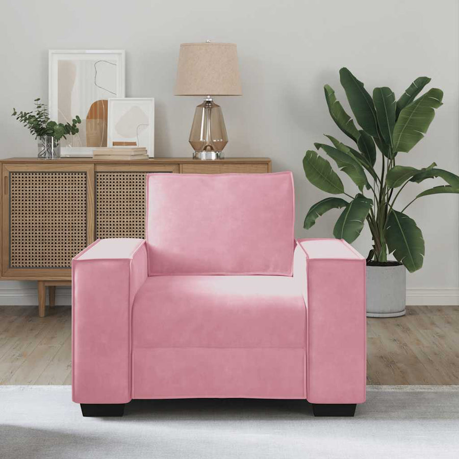 Sofastoel Roze 100x78x84 cm Fluweel
