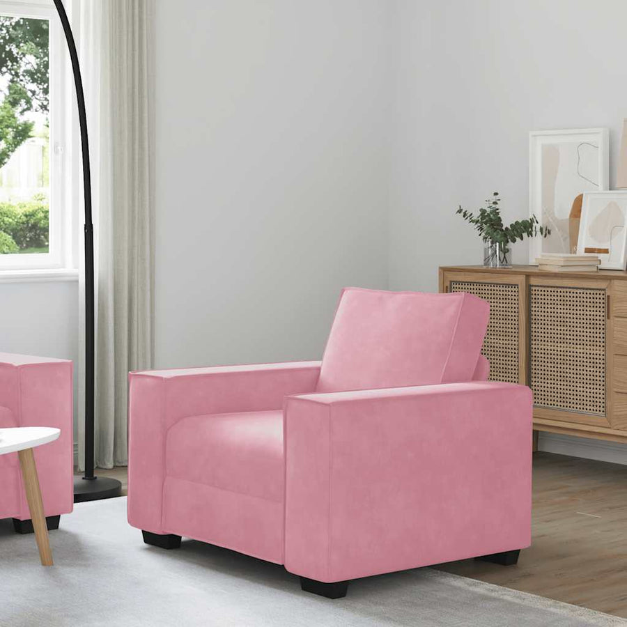 Sofastoel Roze 100x78x84 cm Fluweel