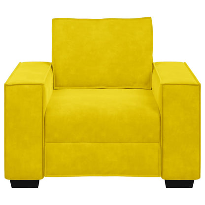 Sofastoel Geel 100x78x84 cm Fluweel