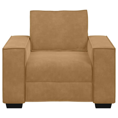 Sofastoel Bruin 100x78x84 cm Fluweel