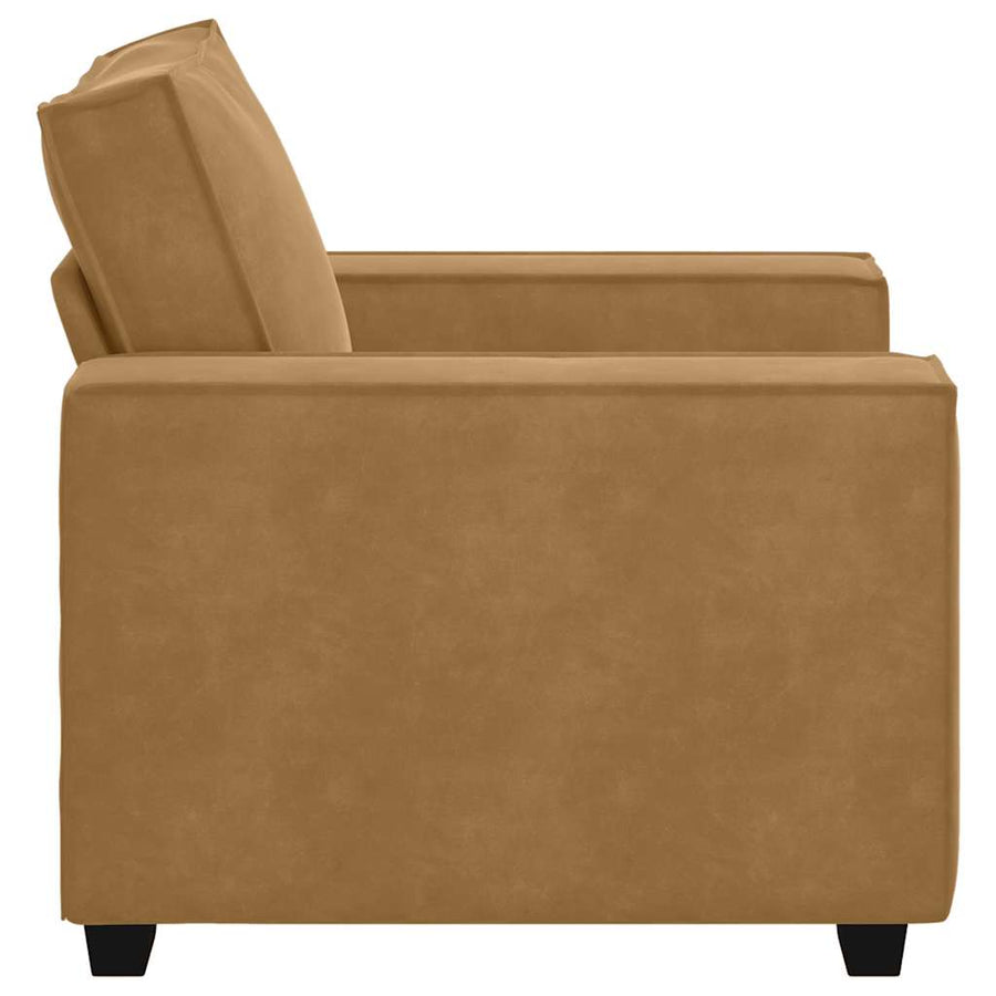 Sofastoel Bruin 100x78x84 cm Fluweel
