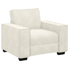 Fauteuil Crème 60 cm Fluweel