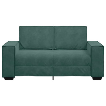 Tweezitsbank Fluweel 120 cm Donkergroen