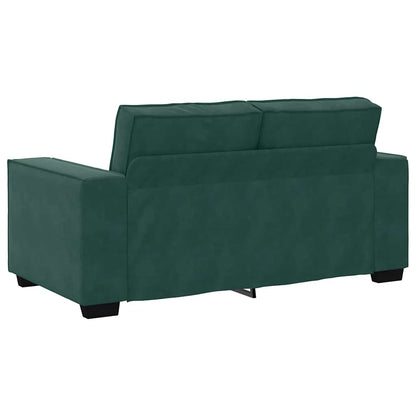 Tweezitsbank Fluweel 120 cm Donkergroen