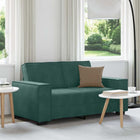 Two-seater Sofa 160x78x84 cm Velvet Dark Green