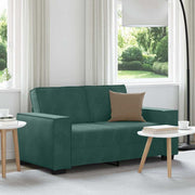 Tweezitsbank 160x78x84 cm fluweel donkergroen