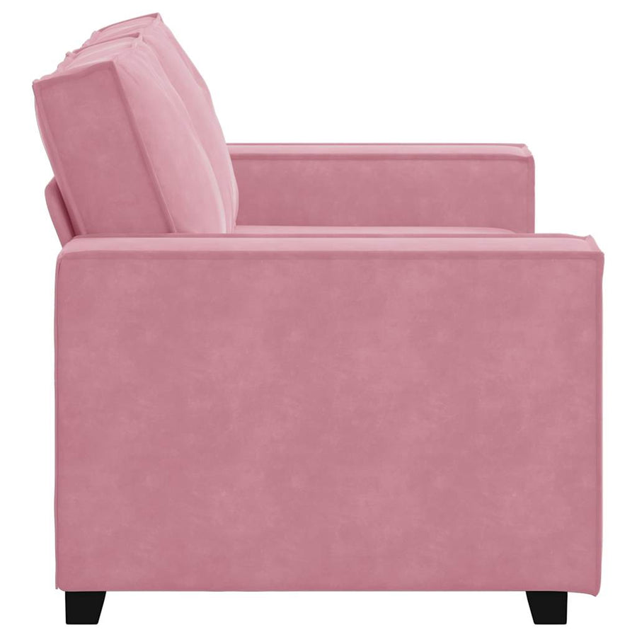 Tweezitsbank Fluweel 120 cm Roze